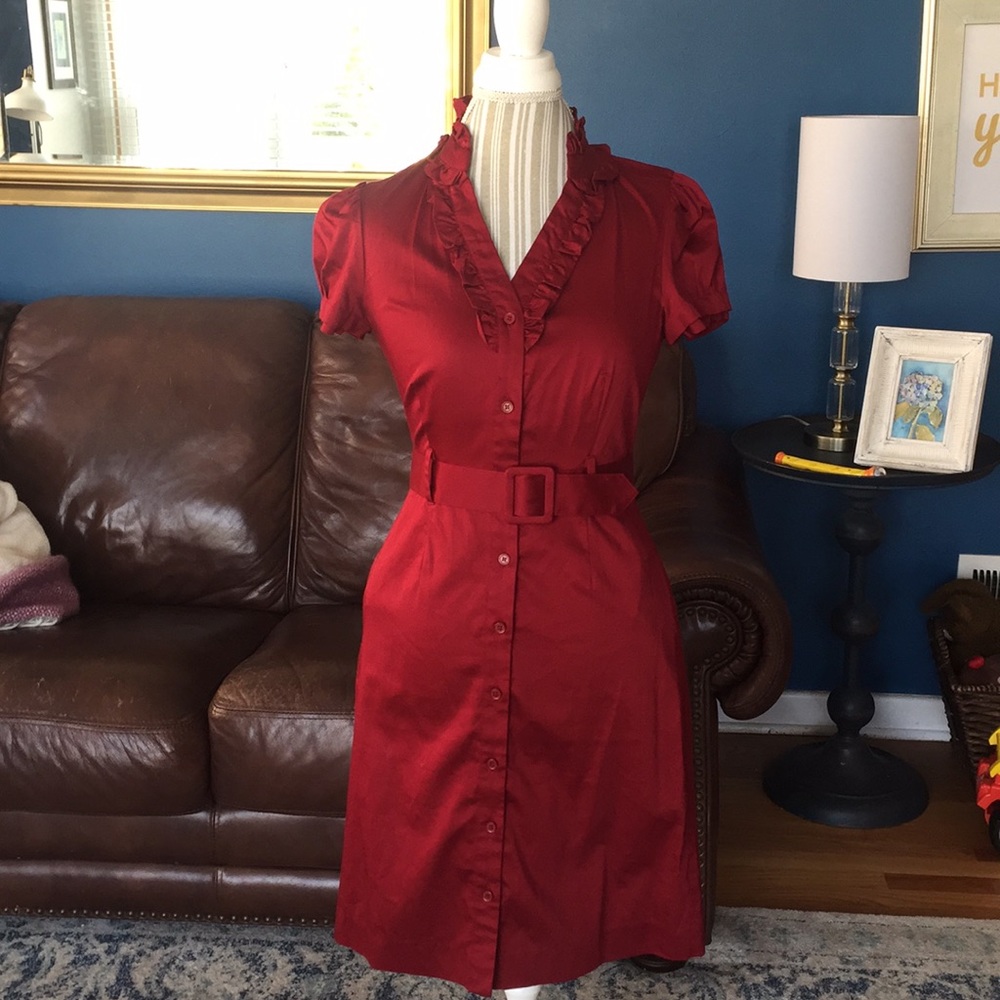The limited red dress, size 4